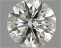 Natural Diamond 0.50 Carats, Round with Excellent Cut, H Color, VS2 Clarity and Certified by IGI