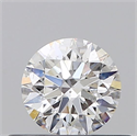 Natural Diamond 0.41 Carats, Round with Excellent Cut, E Color, SI2 Clarity and Certified by GIA