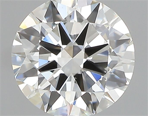 Picture of Natural Diamond 0.40 Carats, Round with Excellent Cut, I Color, VS1 Clarity and Certified by GIA