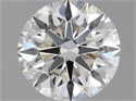 Natural Diamond 1.75 Carats, Round with Excellent Cut, H Color, VS1 Clarity and Certified by GIA