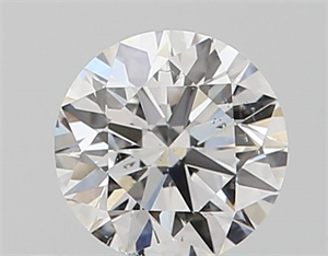 Picture of Natural Diamond 0.40 Carats, Round with Excellent Cut, D Color, SI1 Clarity and Certified by GIA