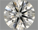 Natural Diamond 0.41 Carats, Round with Excellent Cut, I Color, VS1 Clarity and Certified by IGI