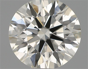 Picture of Natural Diamond 0.41 Carats, Round with Excellent Cut, I Color, VS1 Clarity and Certified by IGI