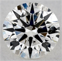 Natural Diamond 0.52 Carats, Round with Excellent Cut, I Color, SI1 Clarity and Certified by GIA