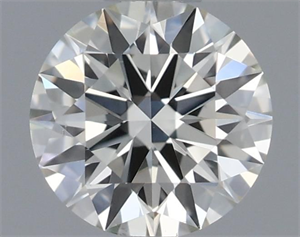 Picture of Natural Diamond 0.43 Carats, Round with Excellent Cut, J Color, VS1 Clarity and Certified by IGI