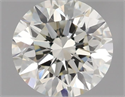 Natural Diamond 0.60 Carats, Round with Very Good Cut, J Color, VVS2 Clarity and Certified by IGI