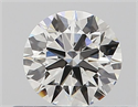 Natural Diamond 0.40 Carats, Round with Very Good Cut, I Color, VVS1 Clarity and Certified by GIA