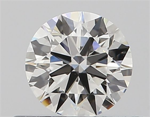 Picture of Natural Diamond 0.40 Carats, Round with Very Good Cut, I Color, VVS1 Clarity and Certified by GIA