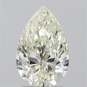 Picture of Natural Diamond 1.70 Carats, Pear with  Cut, J Color, VS1 Clarity and Certified by IGI