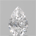 Natural Diamond 1.01 Carats, Pear with  Cut, D Color, VVS1 Clarity and Certified by GIA