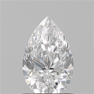 Picture of Natural Diamond 1.01 Carats, Pear with  Cut, D Color, VVS1 Clarity and Certified by GIA