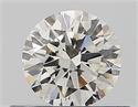 Natural Diamond 0.40 Carats, Round with Excellent Cut, J Color, SI1 Clarity and Certified by GIA