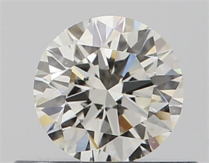 Picture of Natural Diamond 0.40 Carats, Round with Excellent Cut, J Color, SI1 Clarity and Certified by GIA