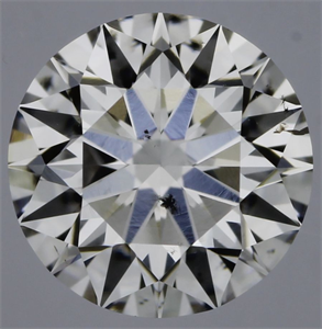 Picture of Natural Diamond 0.50 Carats, Round with Very Good Cut, I Color, SI1 Clarity and Certified by GIA