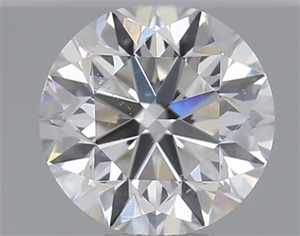 Picture of Natural Diamond 0.40 Carats, Round with Very Good Cut, F Color, SI1 Clarity and Certified by GIA