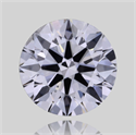 Natural Diamond 0.40 Carats, Round with Excellent Cut, H Color, SI2 Clarity and Certified by GIA