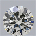 Natural Diamond 0.57 Carats, Round with Excellent Cut, I Color, VS1 Clarity and Certified by IGI