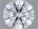 Natural Diamond 0.41 Carats, Round with Excellent Cut, H Color, SI2 Clarity and Certified by GIA