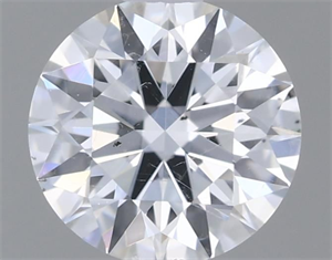 Picture of Natural Diamond 0.41 Carats, Round with Excellent Cut, H Color, SI2 Clarity and Certified by GIA