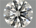 Natural Diamond 0.50 Carats, Round with Excellent Cut, H Color, SI1 Clarity and Certified by IGI