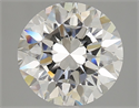 Natural Diamond 4.03 Carats, Round with Very Good Cut, H Color, VS1 Clarity and Certified by GIA