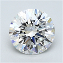 Natural Diamond 2.74 Carats, Round with Excellent Cut, F Color, VS1 Clarity and Certified by GIA