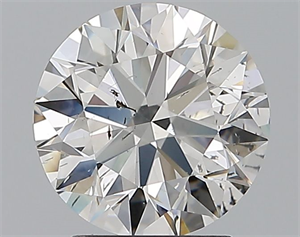 Picture of Natural Diamond 2.01 Carats, Round with Excellent Cut, F Color, SI2 Clarity and Certified by GIA