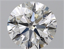 Natural Diamond 2.08 Carats, Round with Excellent Cut, F Color, VVS1 Clarity and Certified by GIA