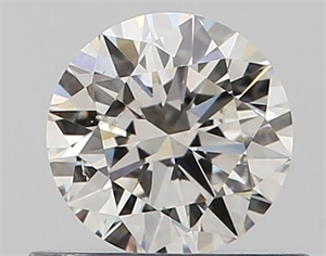 Picture of Natural Diamond 0.50 Carats, Round with Excellent Cut, I Color, SI2 Clarity and Certified by GIA