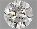 Natural Diamond 1.51 Carats, Round with Very Good Cut, I Color, VVS2 Clarity and Certified by GIA