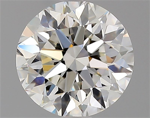 Picture of Natural Diamond 1.51 Carats, Round with Very Good Cut, I Color, VVS2 Clarity and Certified by GIA