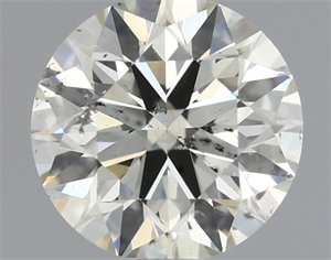 Picture of Natural Diamond 0.71 Carats, Round with Excellent Cut, K Color, SI1 Clarity and Certified by IGI