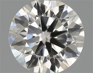 Picture of Natural Diamond 0.50 Carats, Round with Excellent Cut, H Color, VS2 Clarity and Certified by IGI