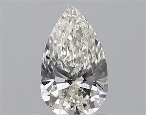 Picture of Natural Diamond 0.72 Carats, Pear with  Cut, H Color, VS1 Clarity and Certified by GIA