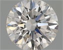 Natural Diamond 0.50 Carats, Round with Excellent Cut, H Color, SI1 Clarity and Certified by IGI