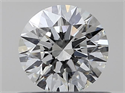 Natural Diamond 0.50 Carats, Round with Very Good Cut, I Color, VS2 Clarity and Certified by GIA