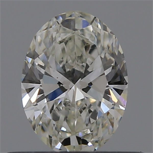 Picture of Natural Diamond 0.40 Carats, Round with Excellent Cut, J Color, VVS2 Clarity and Certified by GIA