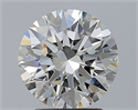 Natural Diamond 2.01 Carats, Round with Excellent Cut, I Color, VS1 Clarity and Certified by GIA