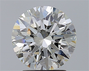 Picture of Natural Diamond 2.01 Carats, Round with Excellent Cut, I Color, VS1 Clarity and Certified by GIA