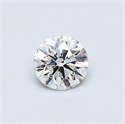 Natural Diamond 0.40 Carats, Round with Very Good Cut, H Color, VS1 Clarity and Certified by GIA