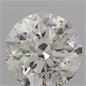 Natural Diamond 0.51 Carats, Round with Excellent Cut, H Color, I1 Clarity and Certified by IGI