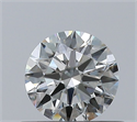 Natural Diamond 0.40 Carats, Round with Excellent Cut, H Color, VS1 Clarity and Certified by IGI