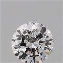 Natural Diamond 0.40 Carats, Round with Very Good Cut, D Color, I1 Clarity and Certified by GIA