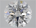 Natural Diamond 2.50 Carats, Round with Excellent Cut, F Color, VS1 Clarity and Certified by GIA