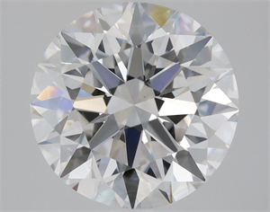 Picture of Natural Diamond 2.50 Carats, Round with Excellent Cut, F Color, VS1 Clarity and Certified by GIA