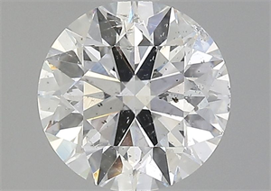 Picture of Natural Diamond 2.06 Carats, Round with Excellent Cut, H Color, SI2 Clarity and Certified by GIA