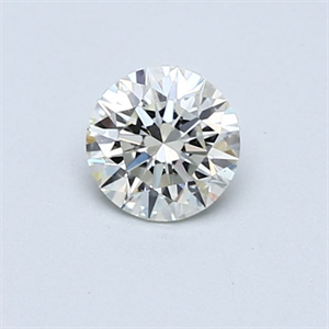 Picture of Natural Diamond 0.50 Carats, Round with Excellent Cut, J Color, SI1 Clarity and Certified by GIA