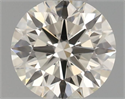 Natural Diamond 0.50 Carats, Round with Excellent Cut, I Color, VS1 Clarity and Certified by IGI