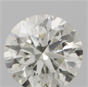 Natural Diamond 0.40 Carats, Round with Very Good Cut, J Color, SI1 Clarity and Certified by IGI