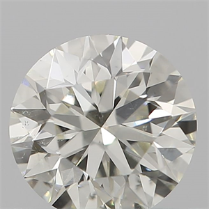 Picture of Natural Diamond 0.40 Carats, Round with Very Good Cut, J Color, SI1 Clarity and Certified by IGI